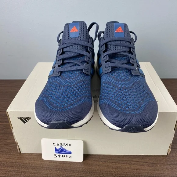 Adidas Ultraboost 1.0 Ultra Boost Shadow Navy Blue White HQ4203 Mens Size - Picture 3 of 10